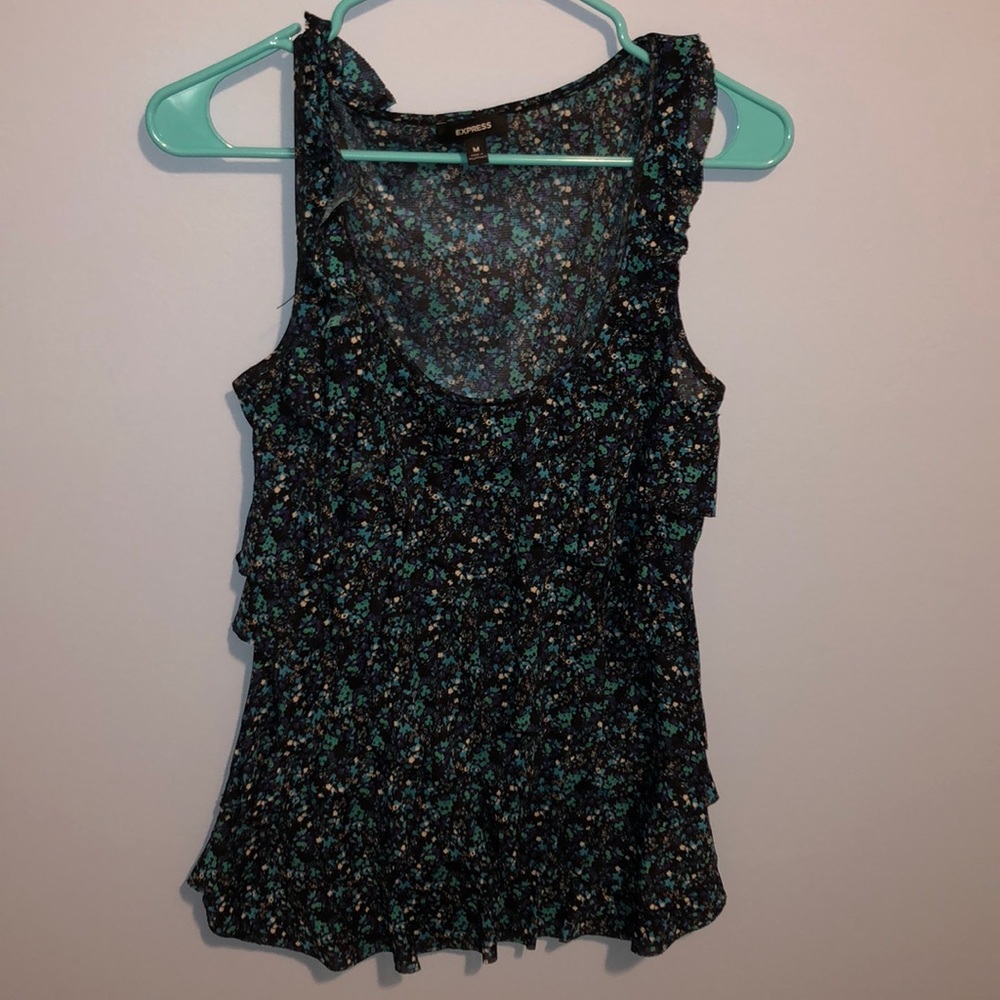 Ruffled tank top from Express